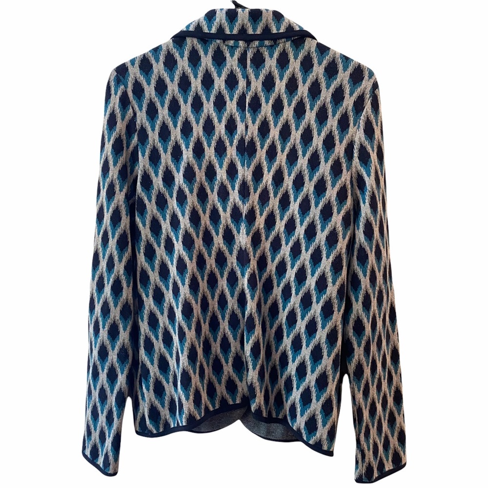 PENDLETON Ikat Blue/Gray Blazer Jacket - Picture 7 of 7